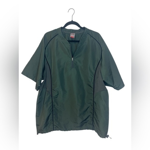 Nike Green Half-Zip Windbreaker - Picture 1 of 4